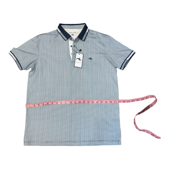 2GALGOS Polo Men's T-shirt 95%Cotton & 5% Elastin Color Merino A.Gris - Picture 4 of 5